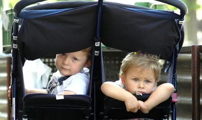 double buggy for baby and 2 year old