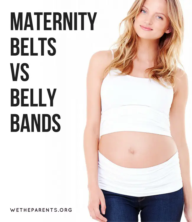 Maternity belt vs belly band