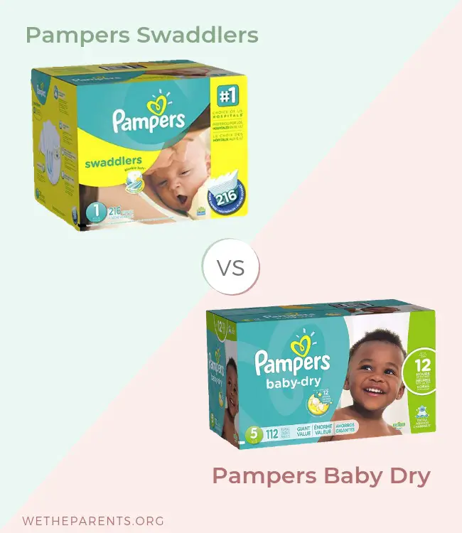 Pampers Swaddlers vs Baby Dry
