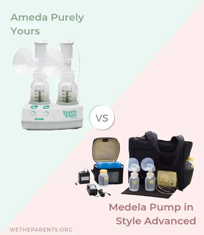 Medela advanced personal double breast pump vs ameda purely yours Ameda Purely Yours Vs Medela Pump In Style 2021 Guide