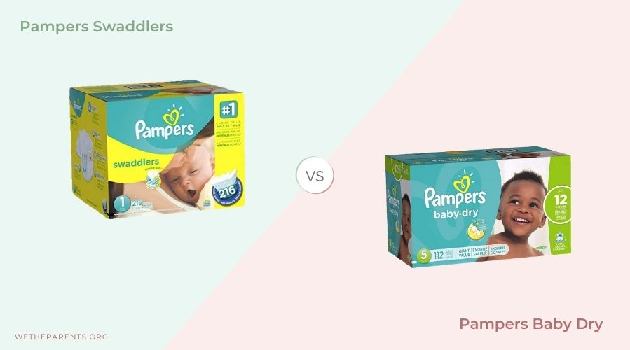 are pampers swaddlers bigger than baby dry